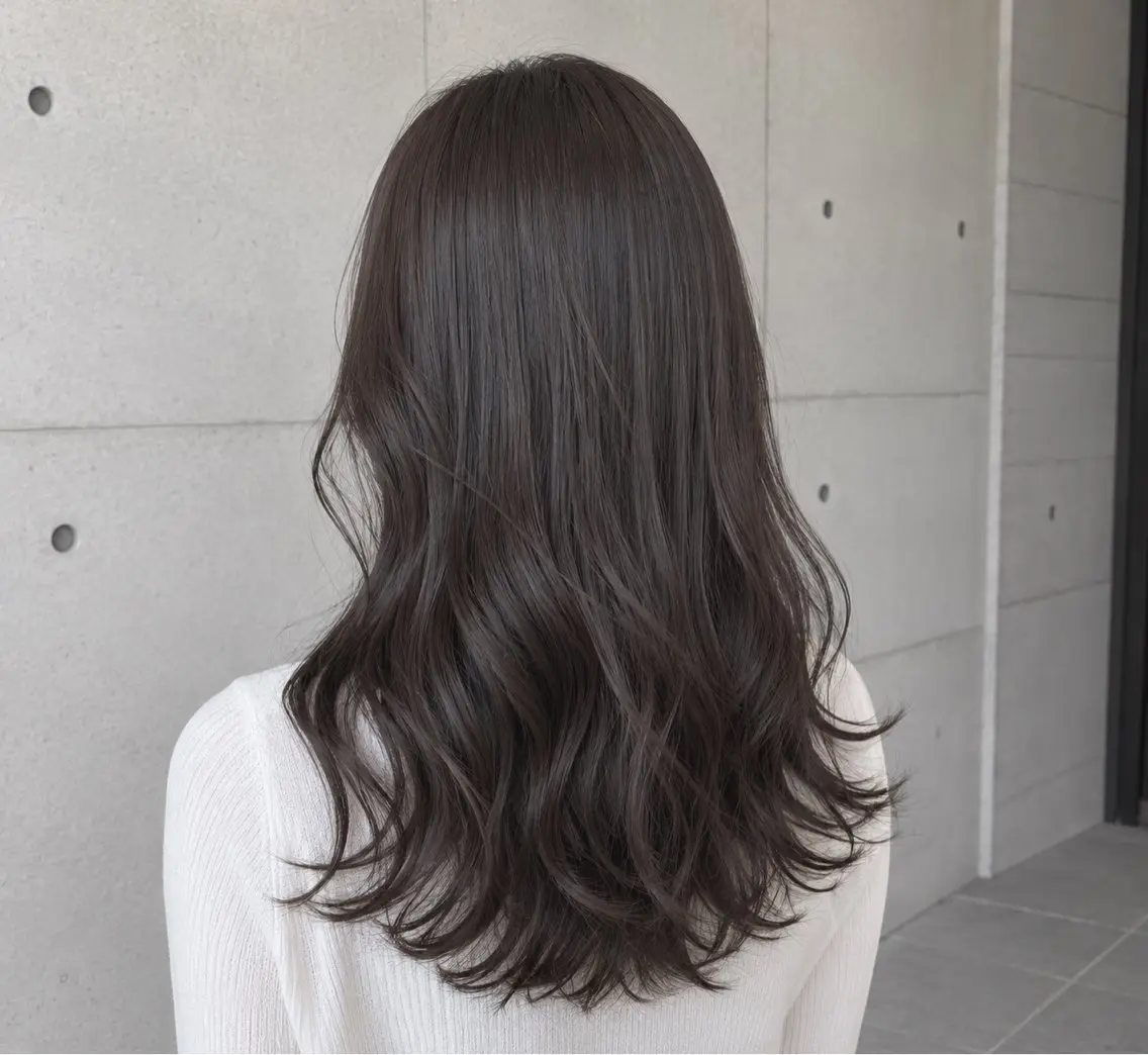 ロング カラー 野津 祐希のヘアスタイル