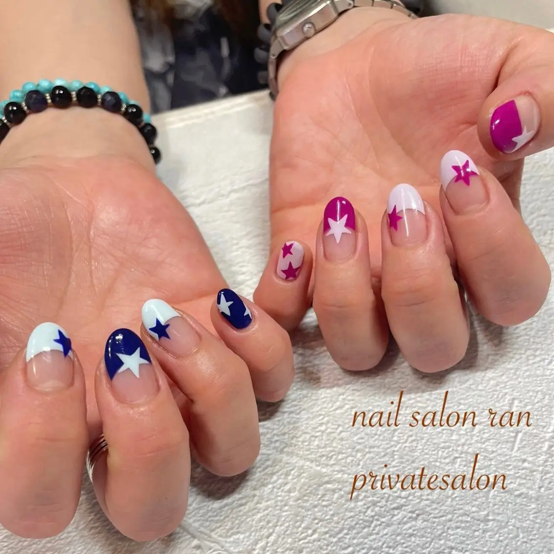 ネイル アートネイル フレンチネイル ハンドネイル ハンドケア nailsalon ranのネイルデザイン