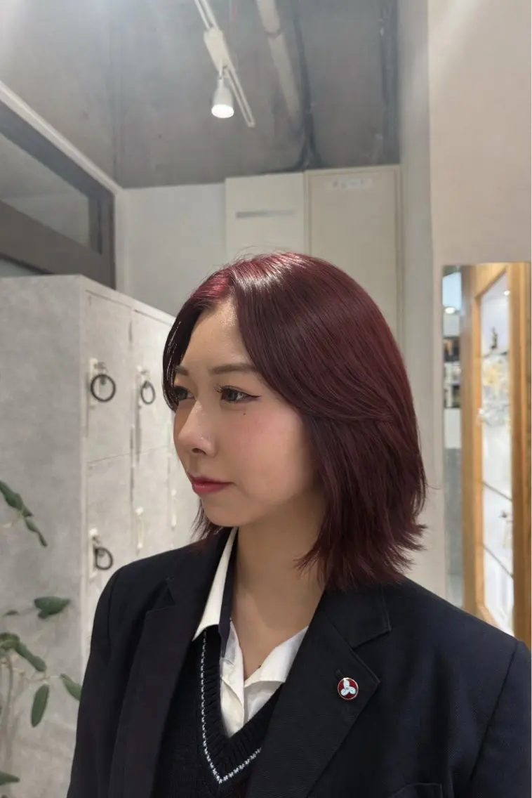 ミディアム 🍓mito/ ブリーチ/カラー🍓のヘアスタイル