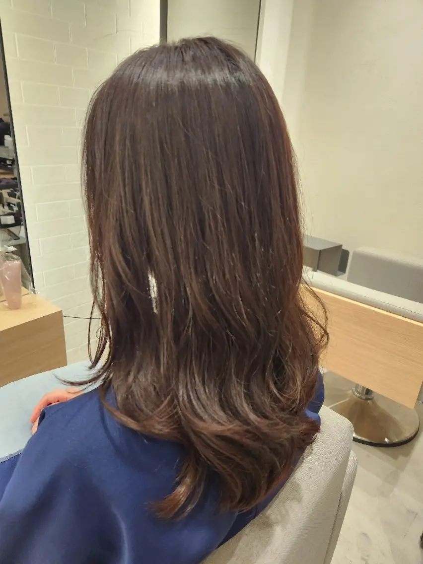 パーマ デジタルパーマ カット 💜艶髪カラー💜 🎶富川美希🎶のヘアスタイル