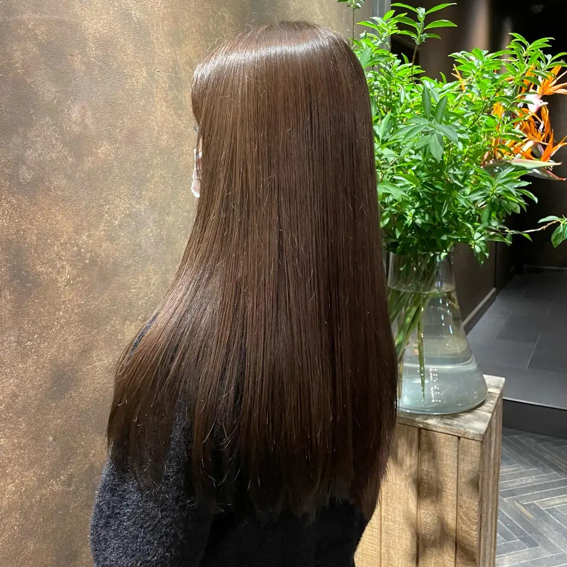 ロング カラー ヘアカラー 松木 花鈴のヘアスタイル