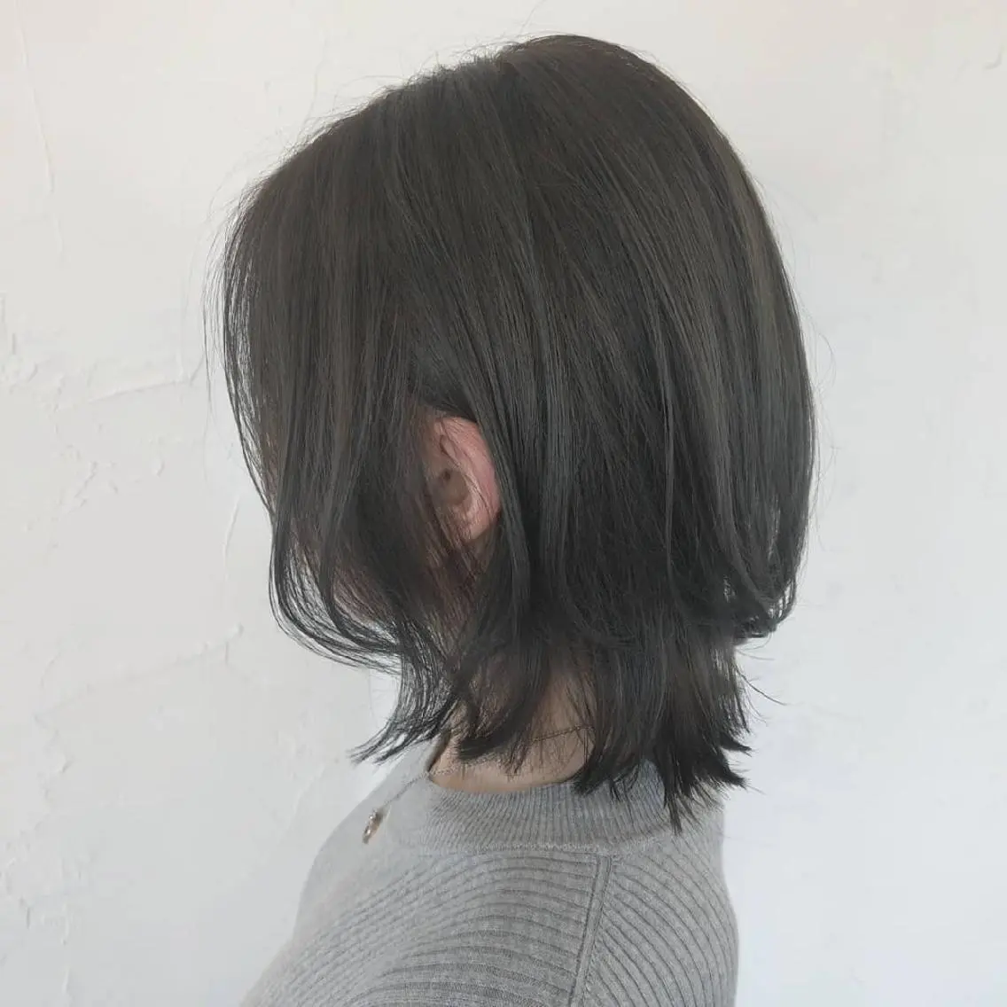 ミディアム カラー パーマ アディクシーカラー トリートメント Add9 柳田健登のヘアスタイル