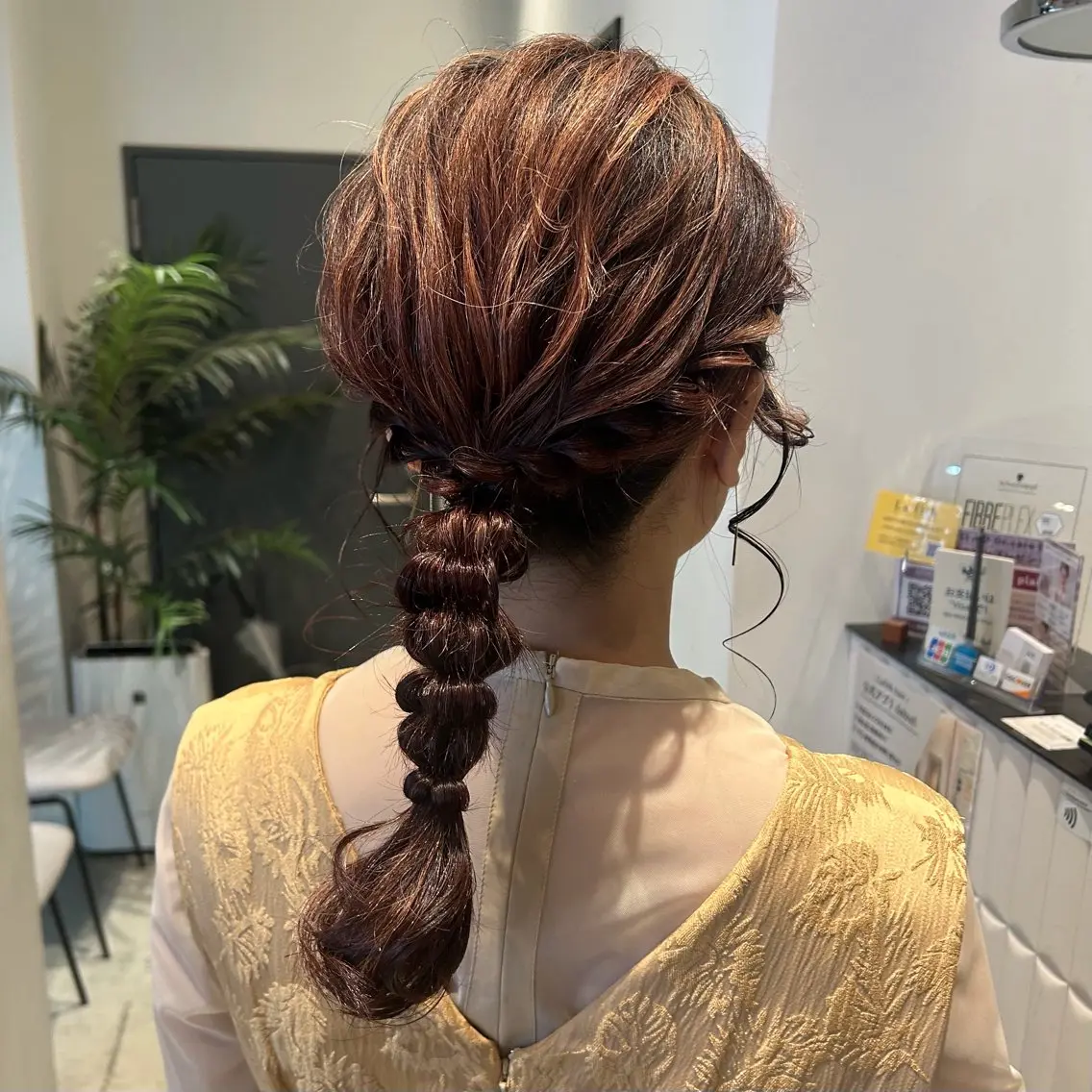 ヘアアレンジ 結婚式・ブライダル ヘアセット MOMO おおたかの森🎀のヘアスタイル