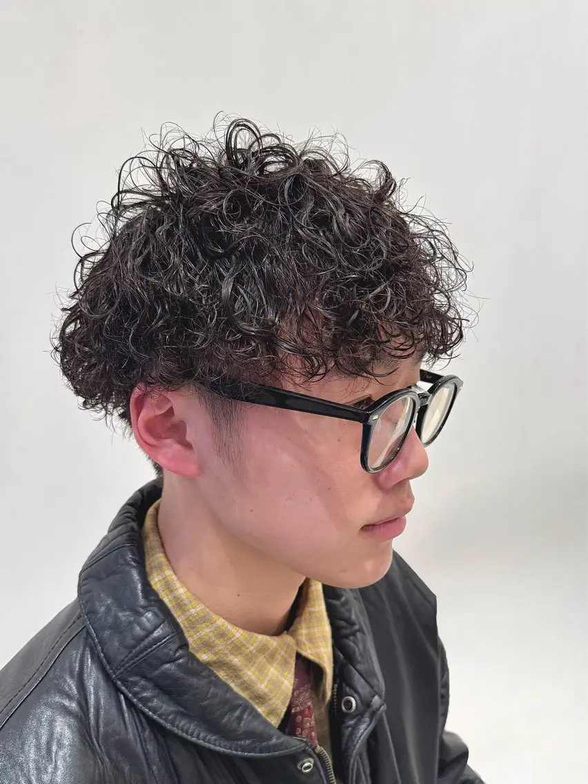 ショート パーマ スパイラルパーマ カット パーマ CUTS 東尾道/ 市川聖也のヘアスタイル