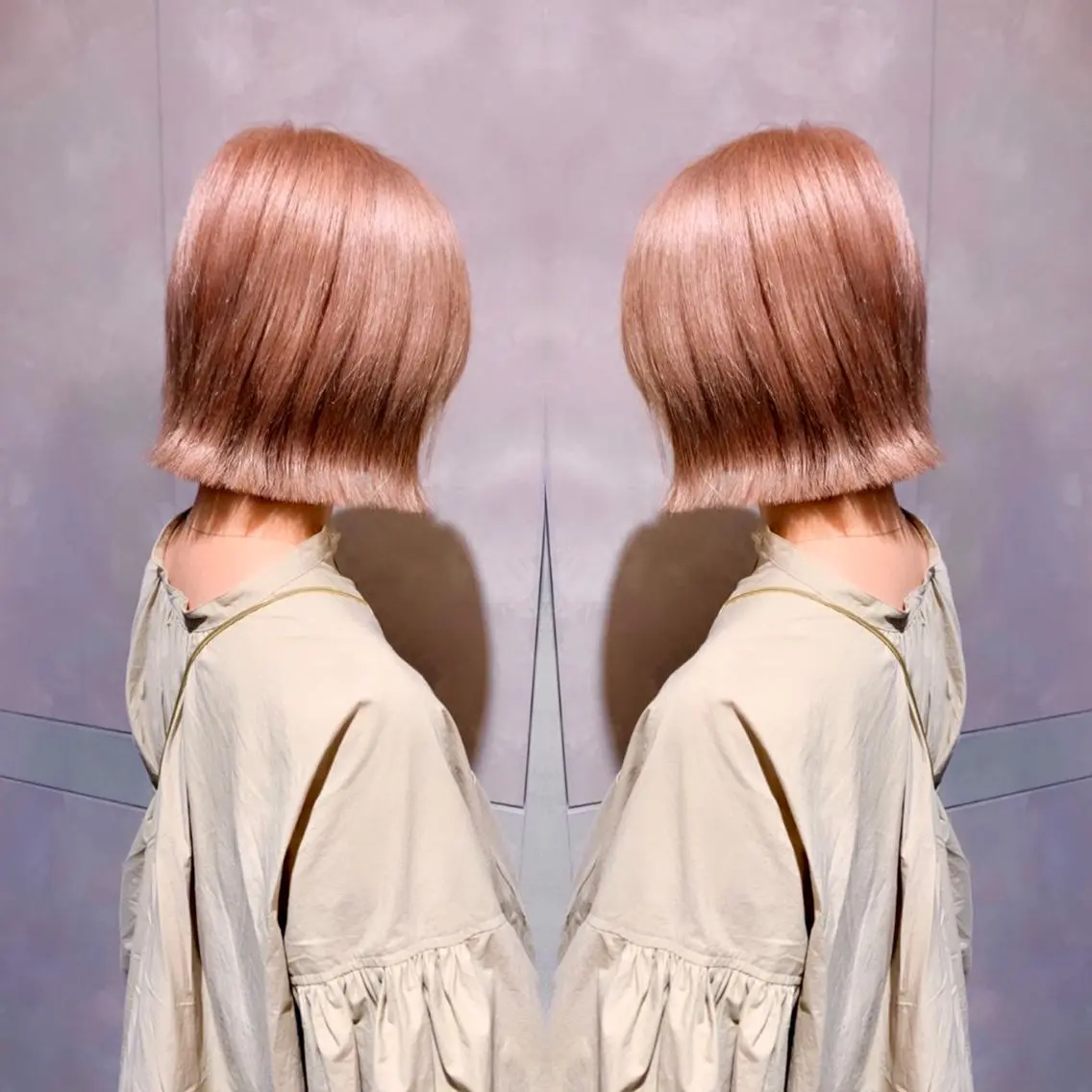 ミディアム カラー カット ヘアカラー トリートメント 💘大人可愛く💘 Natsuki❥❥❥のヘアスタイル