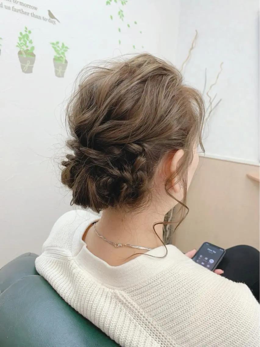 ヘアセットの写真