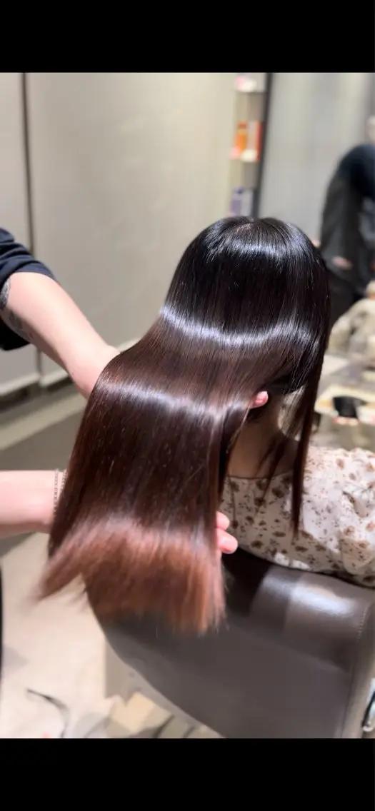 ロング 縮毛矯正 💎艶髪職人🥇極 縮毛矯正💎小穴侑哉のヘアスタイル