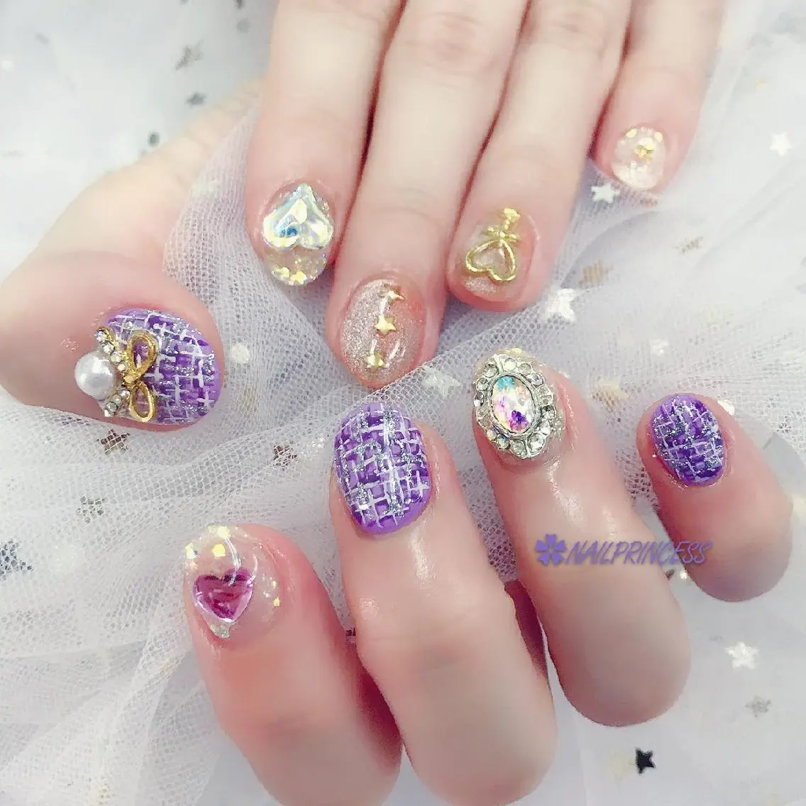 ネイル princess スカルプ専門店のネイルデザイン