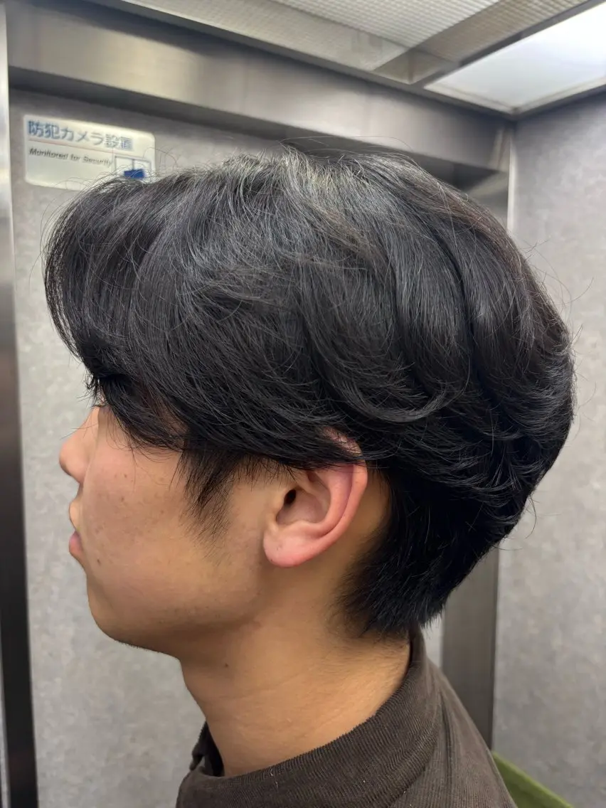 ミディアム ミディアムパーマ パーマ 金原 蓮のヘアスタイル