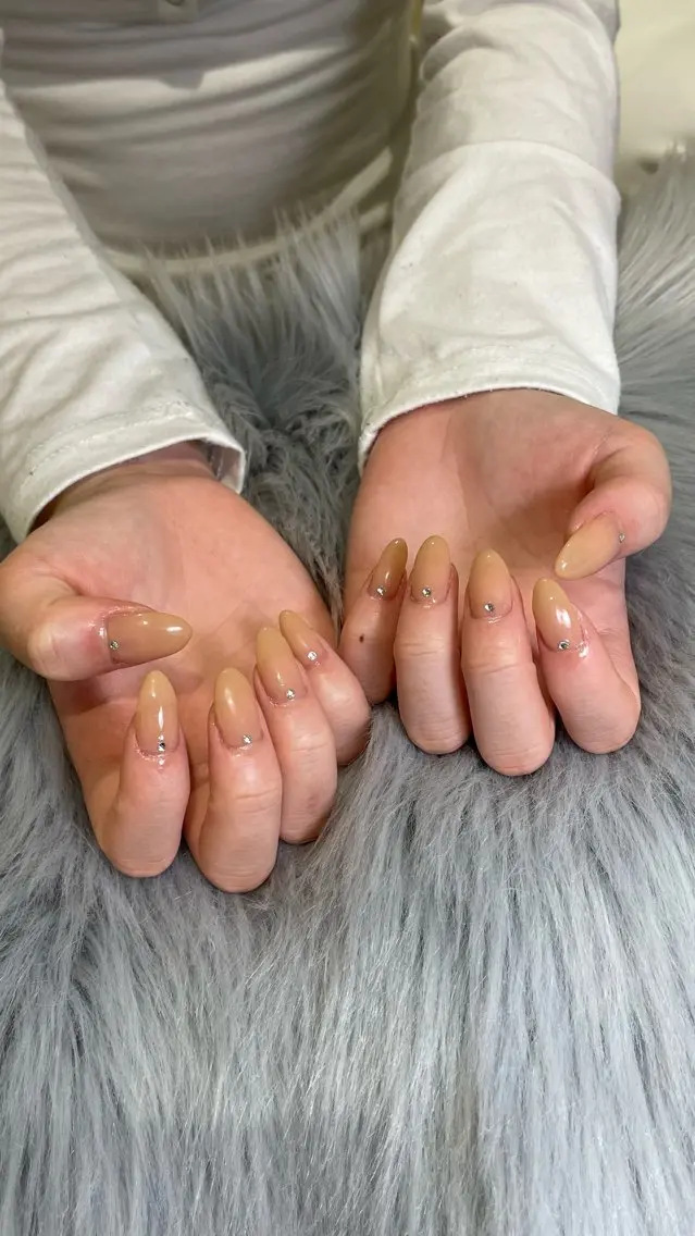 ネイル ラメ(グリッター) ハンドネイル RICO Nail パーツつけ放題🌈のネイルデザイン