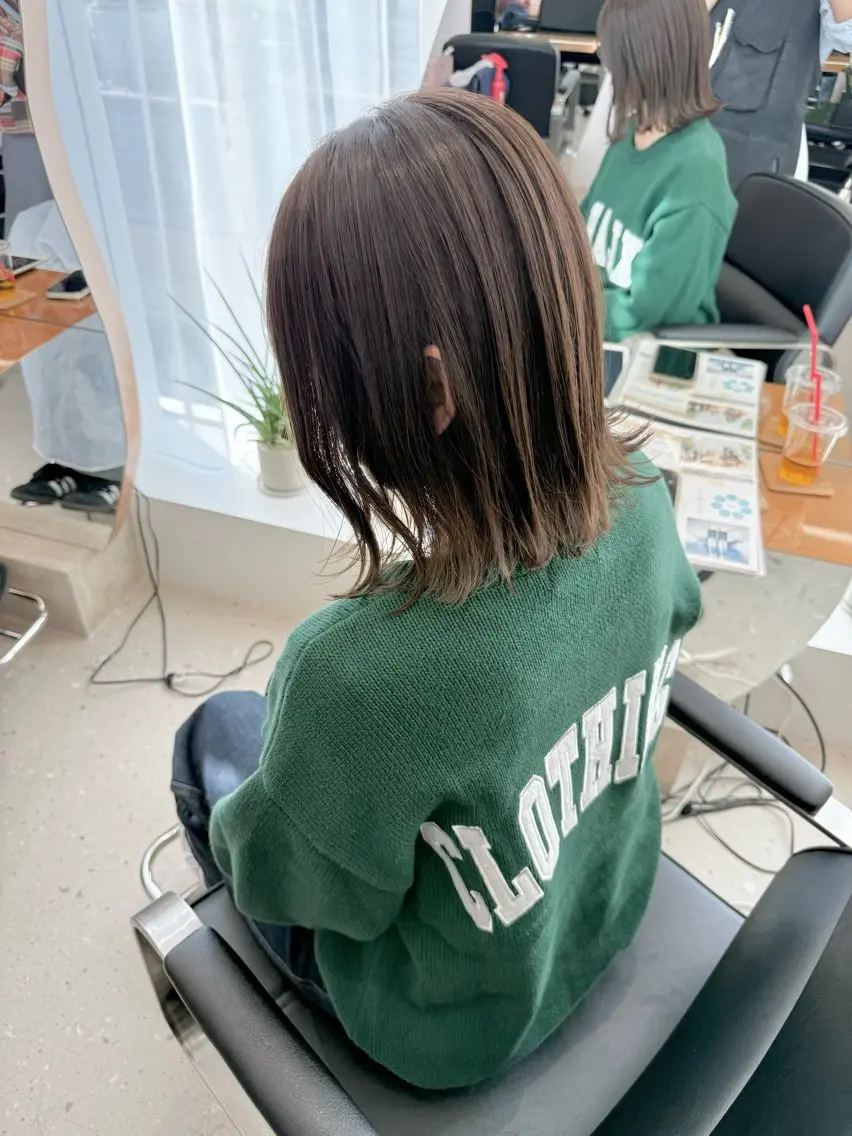 ミディアム カット トリートメント 似合わせ/髪質改善 /Bonheur京介のヘアスタイル