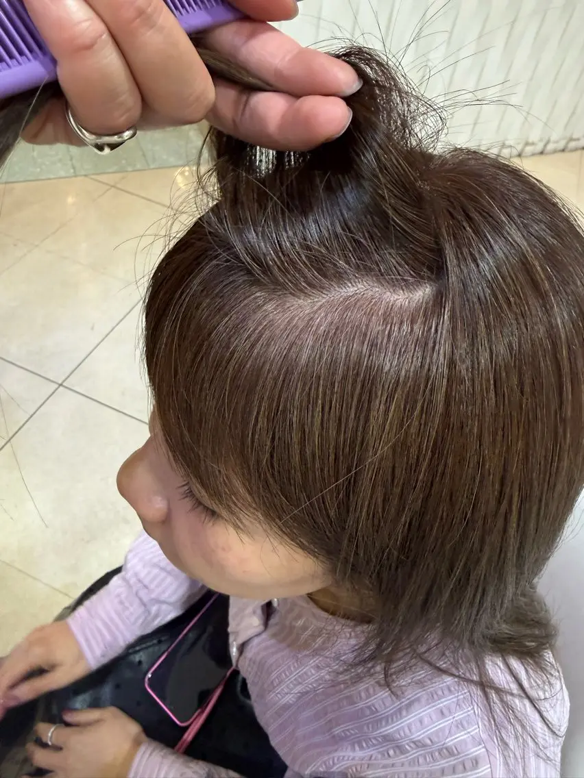 ミディアム カット ヘアカラー トリートメント ヘッドスパ イーストハムネオ高木 亮人🌿のヘアスタイル