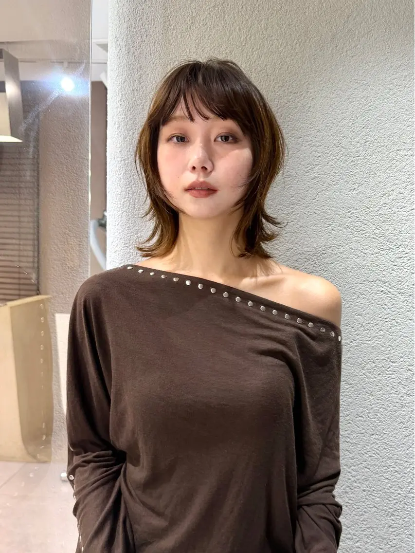 ショート ショートヘア ウルフカット rino🤍 恵比寿レイヤーカットのヘアスタイル