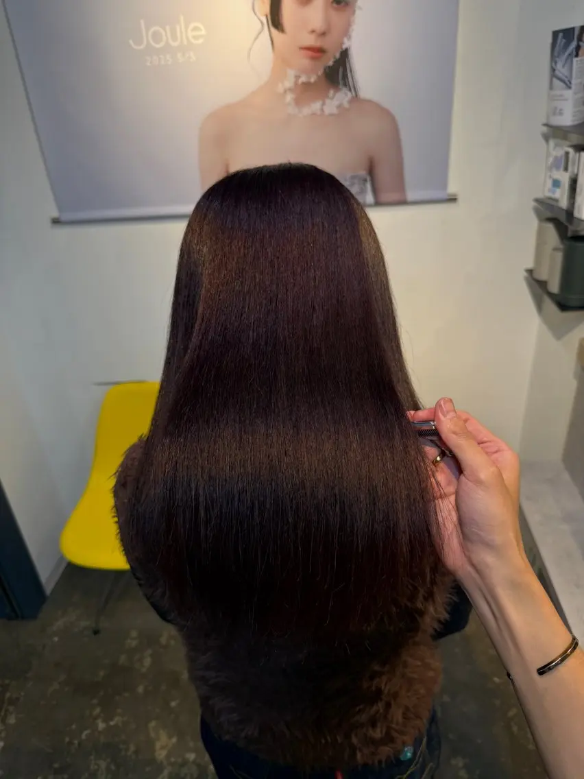 ミディアム カット 縮毛矯正 トリートメント 縮毛矯正/レイヤー カット⭐️SHOTAのヘアスタイル