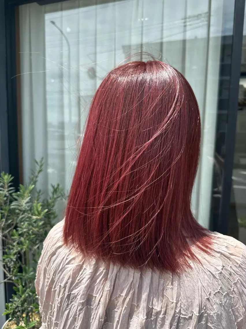 カラー 🍃 𝙍𝙀𝙉𝘼のヘアスタイル