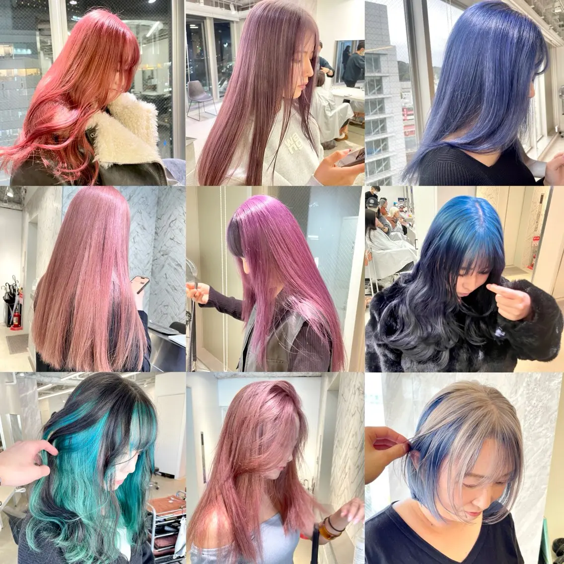 セミロング カラー ヘアアレンジ ヘアカラー トリートメント 🎗秋山勇/ GEAR.代表のヘアスタイル
