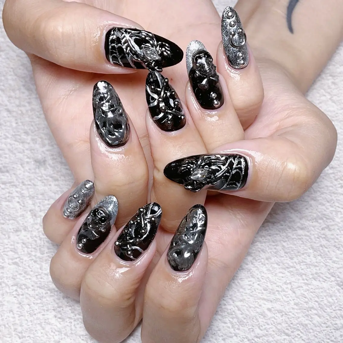 ネイル ハンドネイル 🍭Yun nail hyejin🌸のネイルデザイン