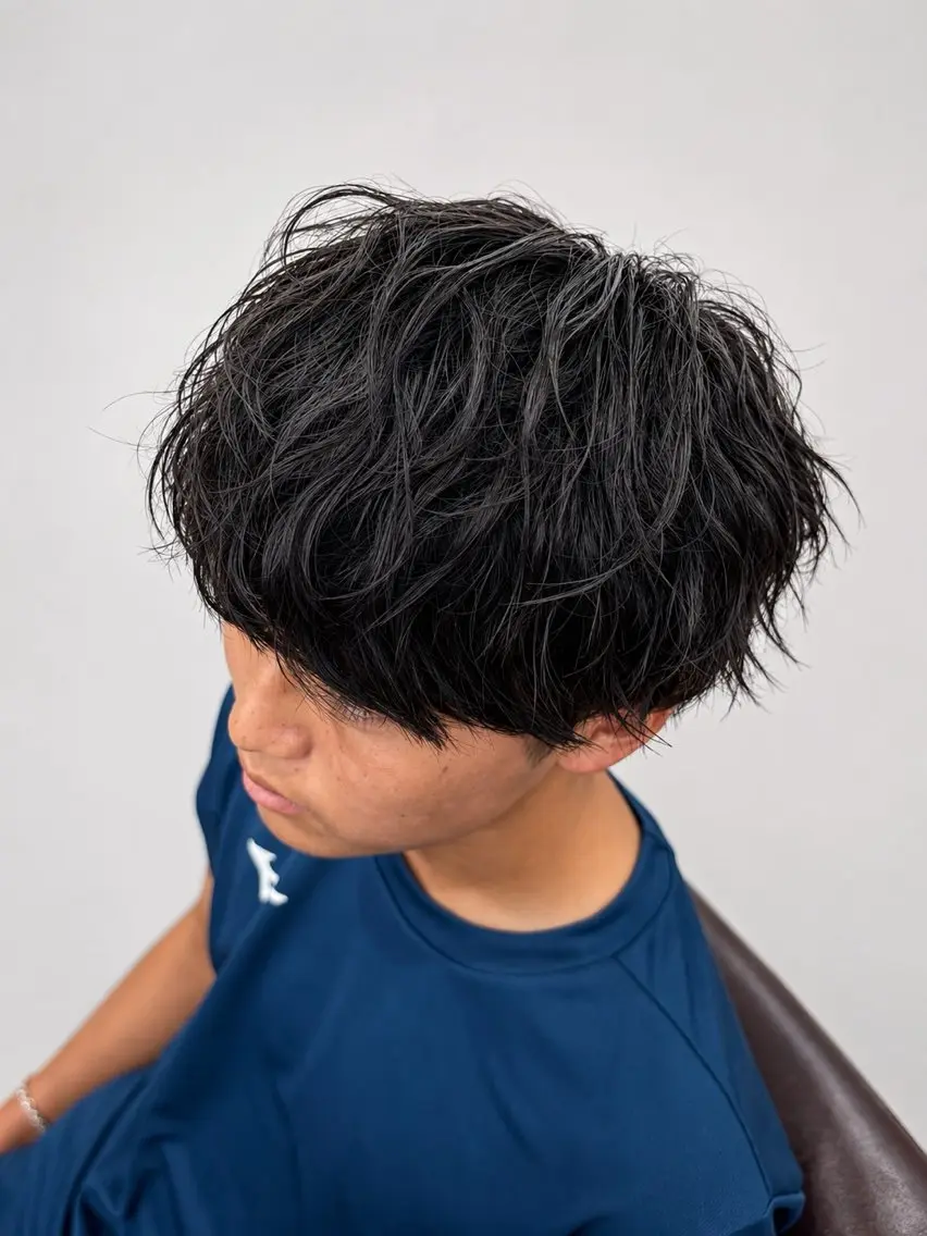 パーマ メンズ 【メンズ特化】 横浜美容師kuのヘアスタイル