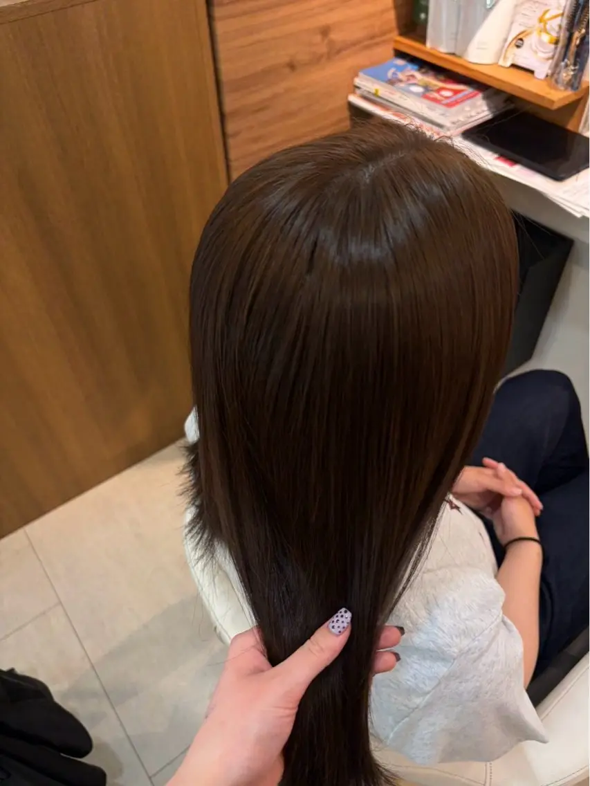 ロング ヘアカラー トリートメント hair bonitaのヘアスタイル