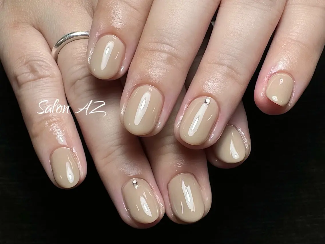 ネイル 持ち込み オフィスネイル スカルプネイル ハンドネイル salon AZ NANAのネイルデザイン