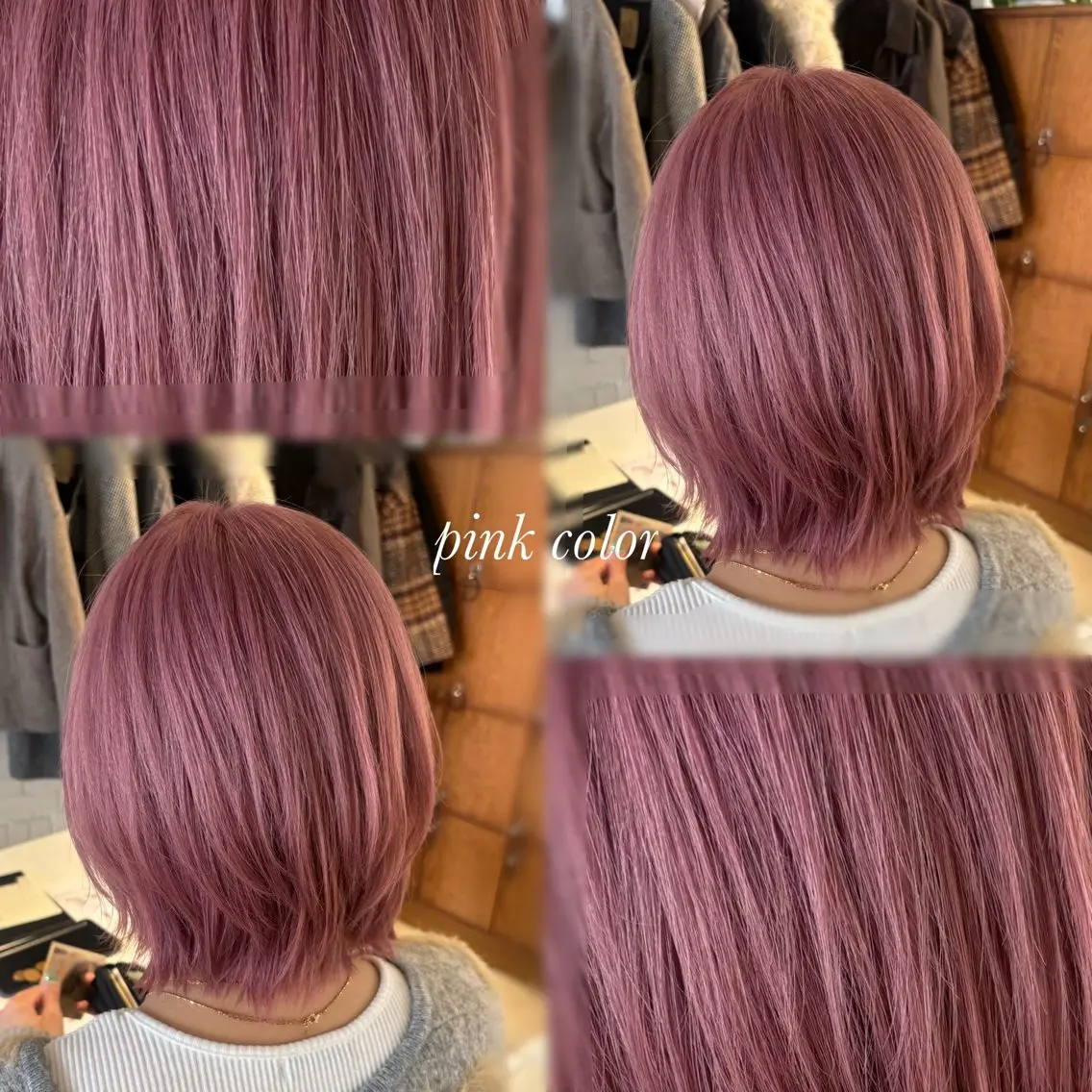 ミディアム ⭐️ダブルカラー⭐️ ｼｭﾝ⭐️のヘアスタイル