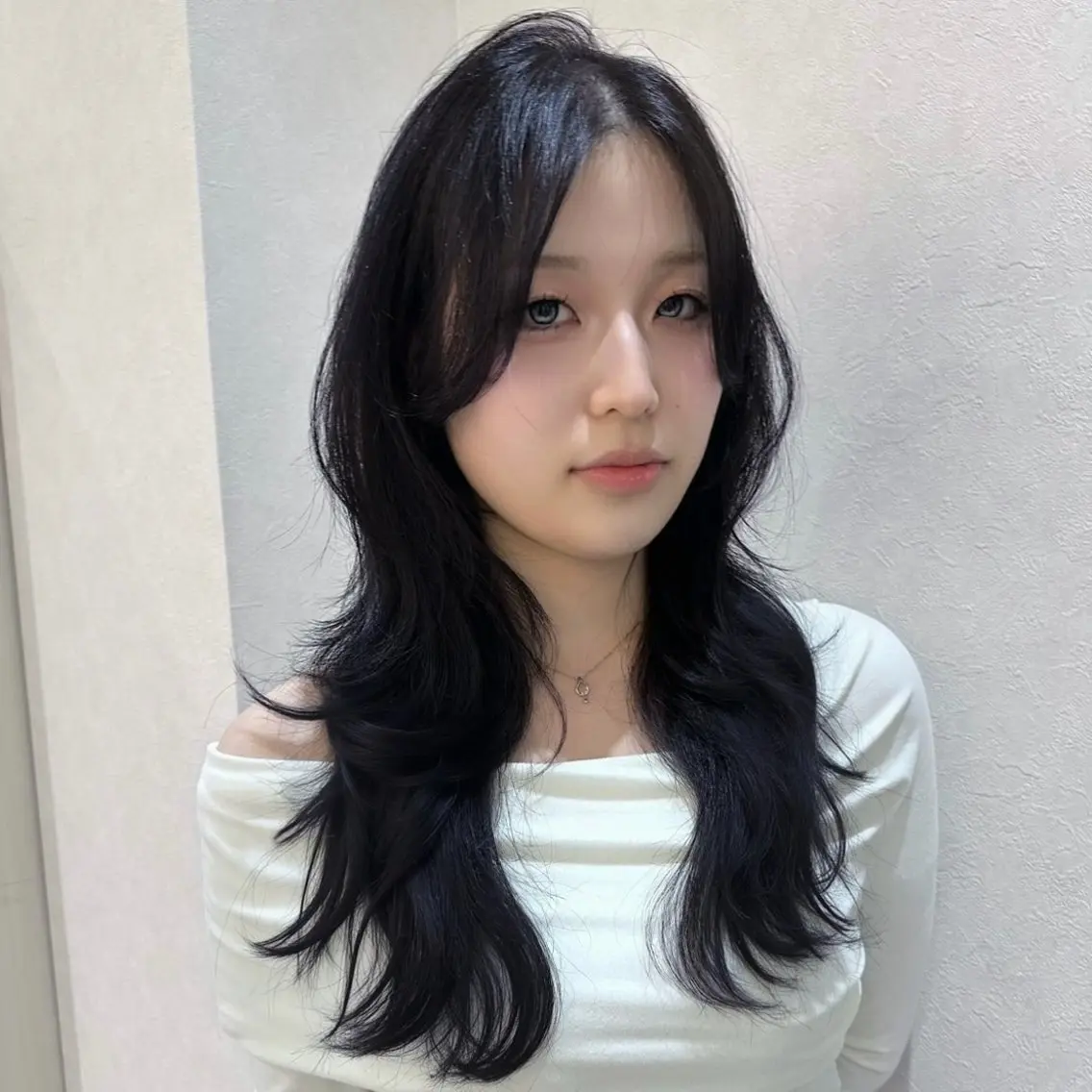 ロング 髪質改善 韓国風ヘア レイヤーカット ロング BALANCE. 弥央のヘアスタイル