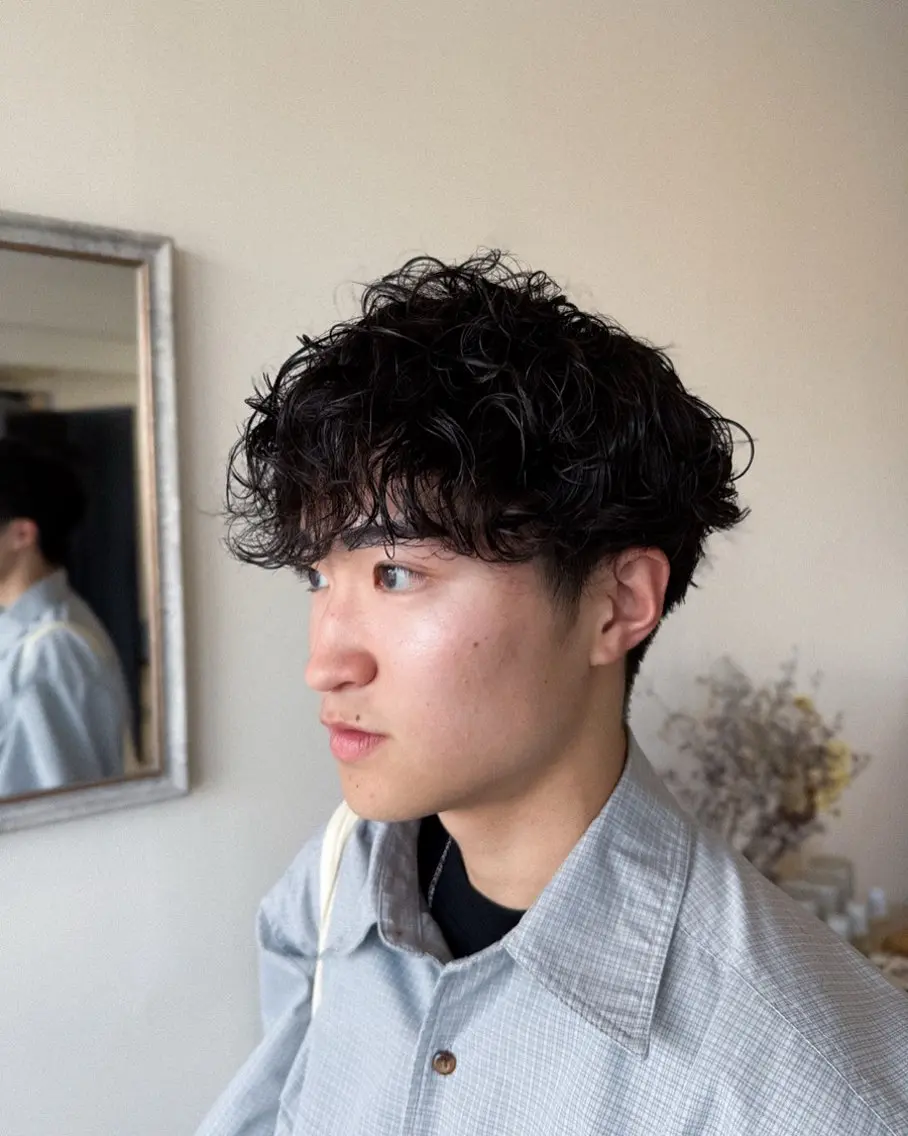 メンズカット＋シャドウパーマ🌀の写真
