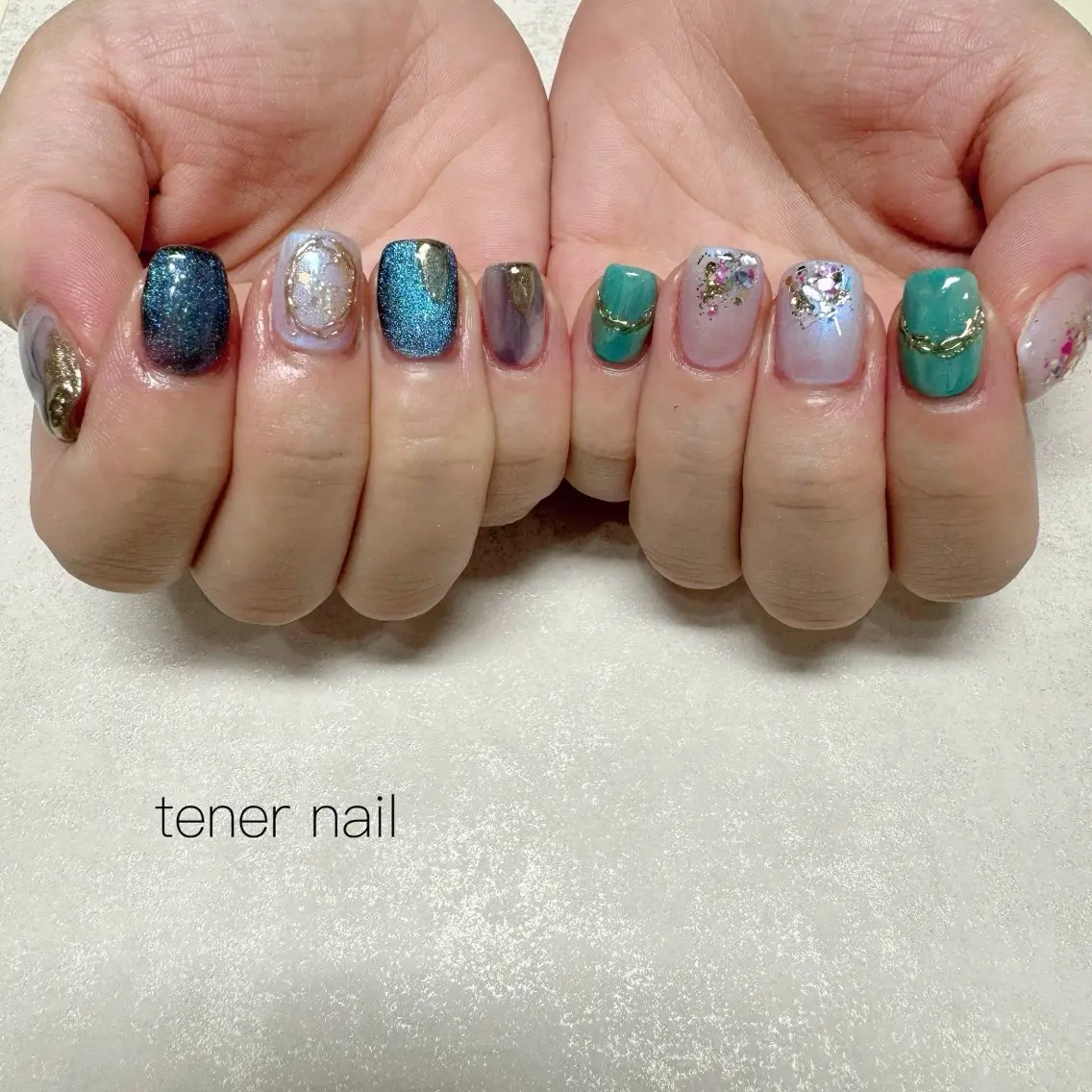 ネイル ニュアンスネイル ハンドネイル テネルネイル tener nailのネイルデザイン