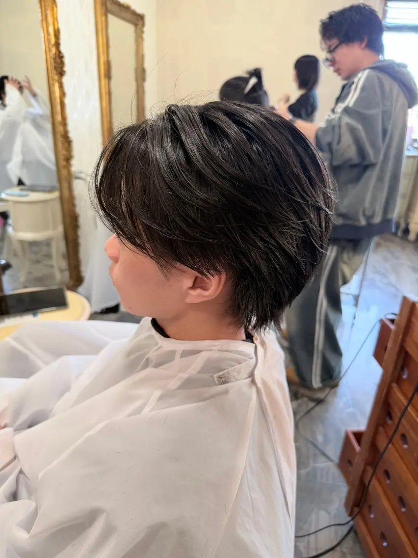 メンズ カット 縮毛矯正 鈴木 将輝のヘアスタイル