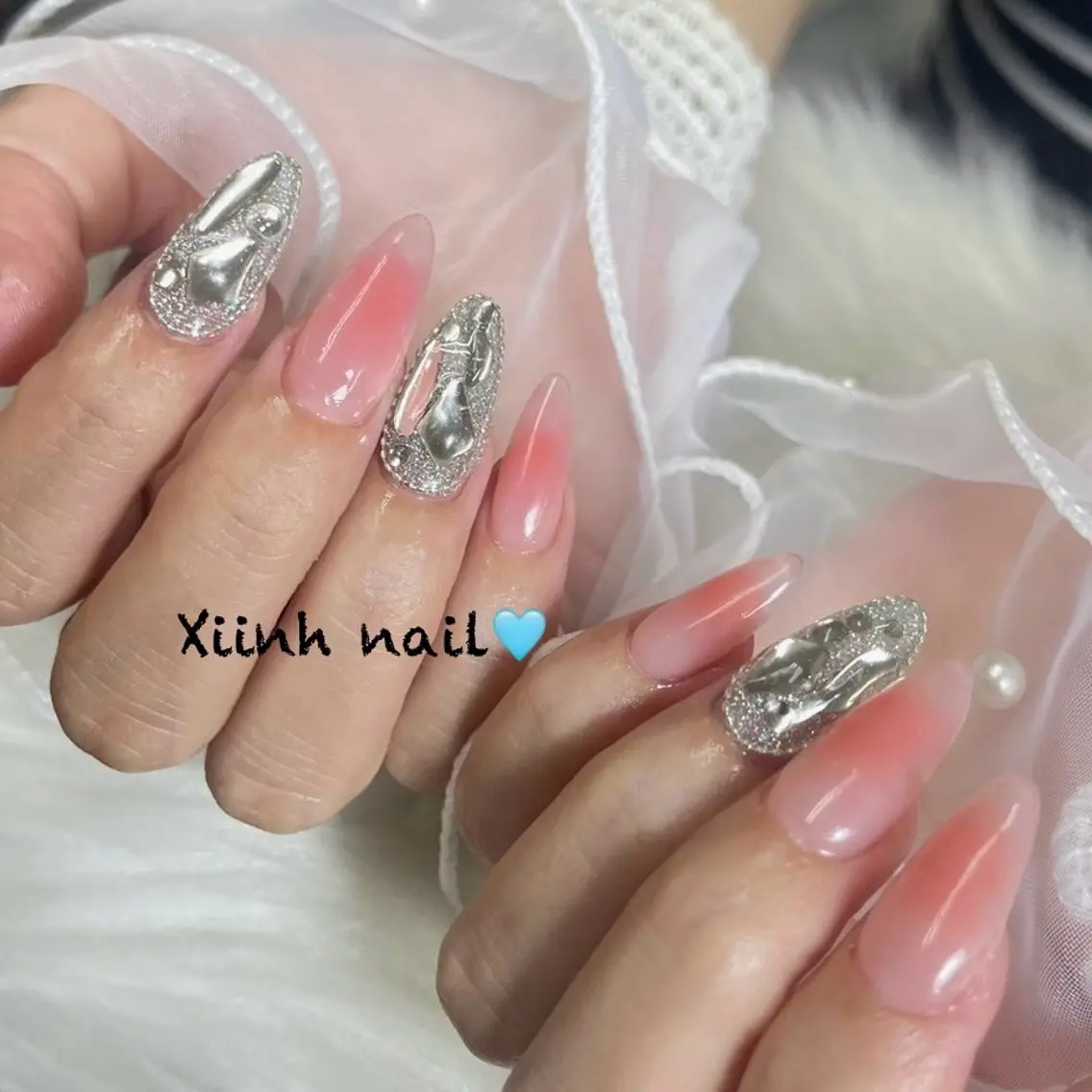 ネイル チークネイル 桜ネイル フットネイル ジェルネイル ハロウィン ハンドネイル XIINH NAIL SALONのネイルデザイン