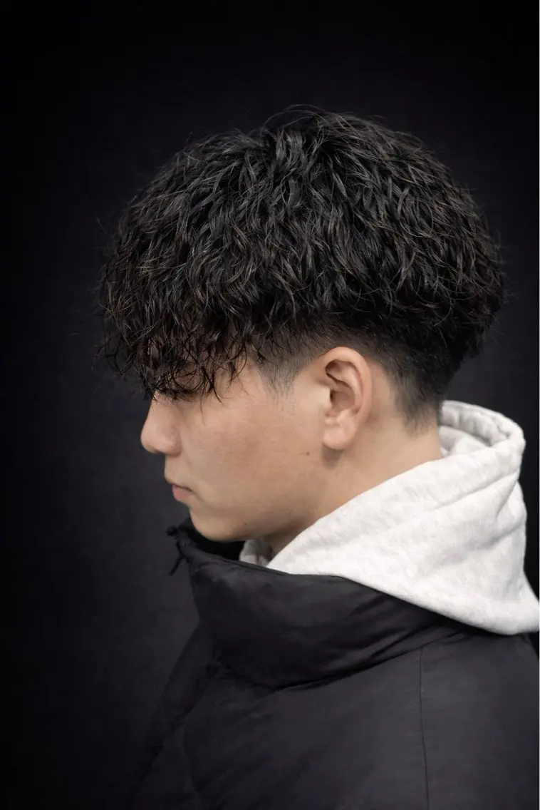 パーマ メンズ カット パーマ 👑駅近メンズサロン パーマ特化北千住👑のヘアスタイル