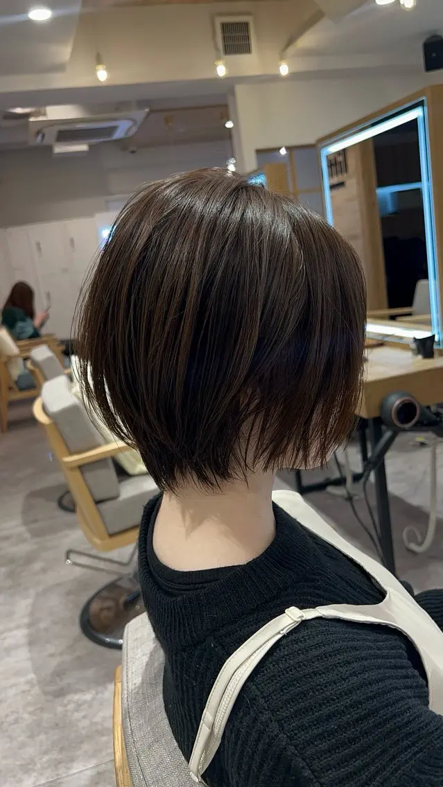 ショート 丸みショート ショートヘア カット 小田 亮のヘアスタイル