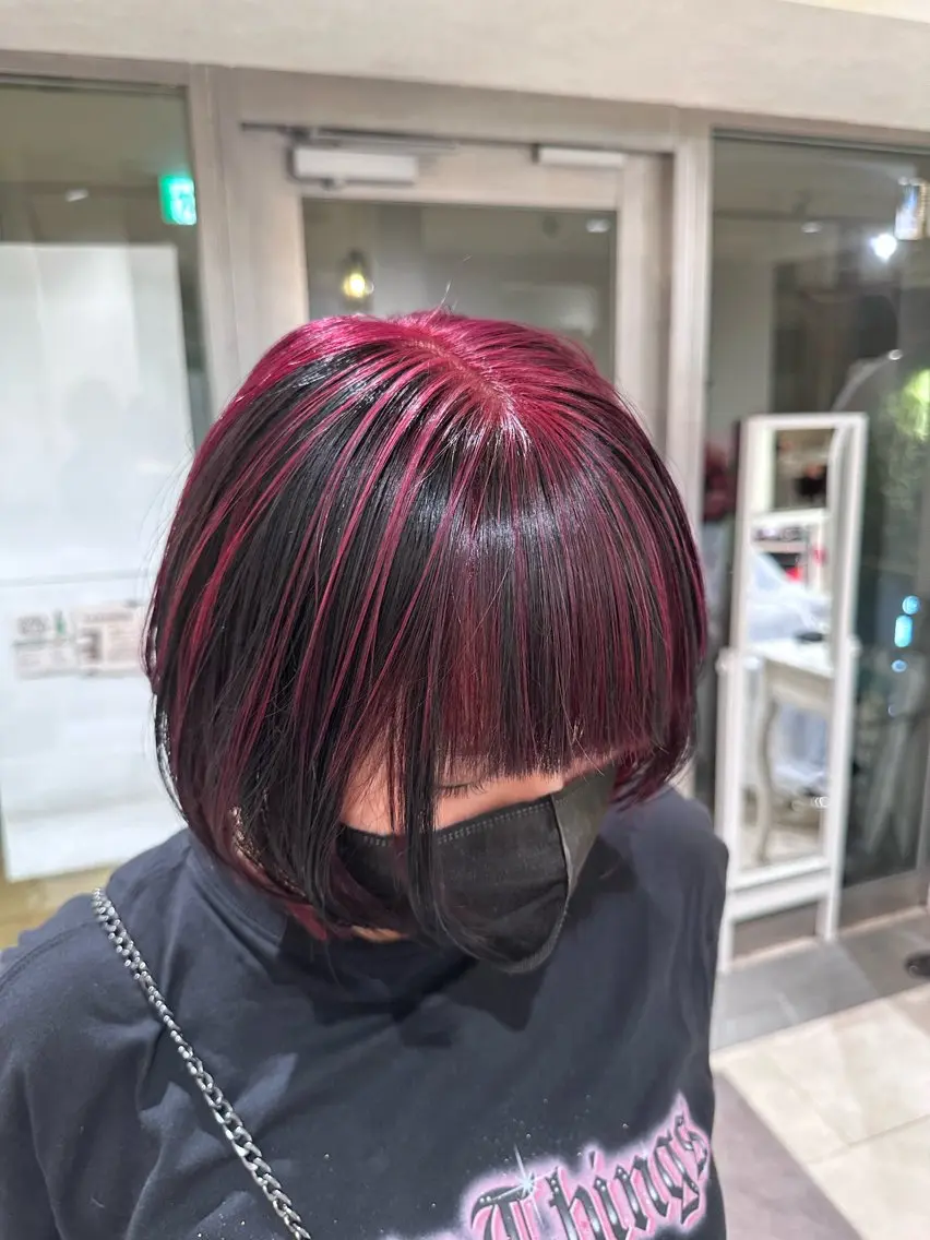 ミディアム カラー デザインカラー🎨 下北沢 / 磯部のヘアスタイル