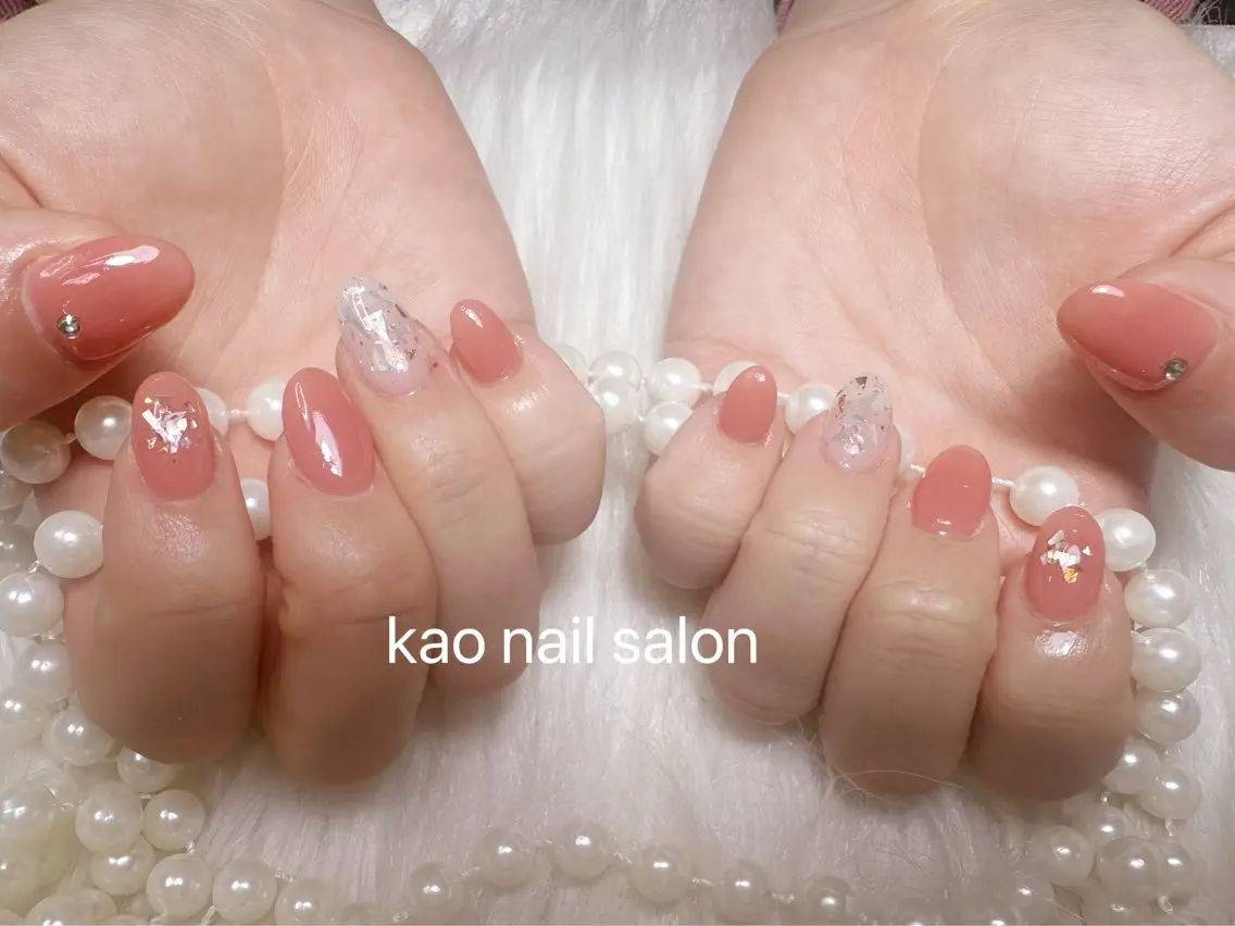 ネイル ハンドネイル kao nail マグネット/長さだしのネイルデザイン