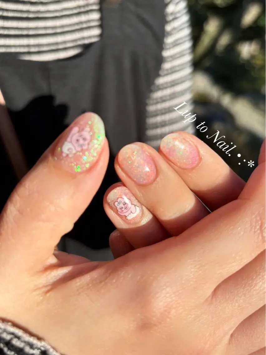 ネイル 春ネイル ハンドネイル Lupto nail 【Jr.リカ】のネイルデザイン