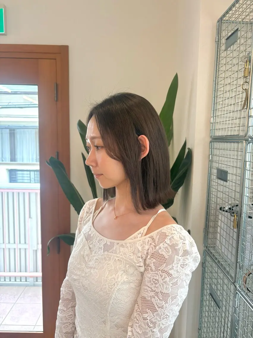 ミディアム カット ヘアカラー トリートメント 🫧 ROVER mizuki 🫧のヘアスタイル