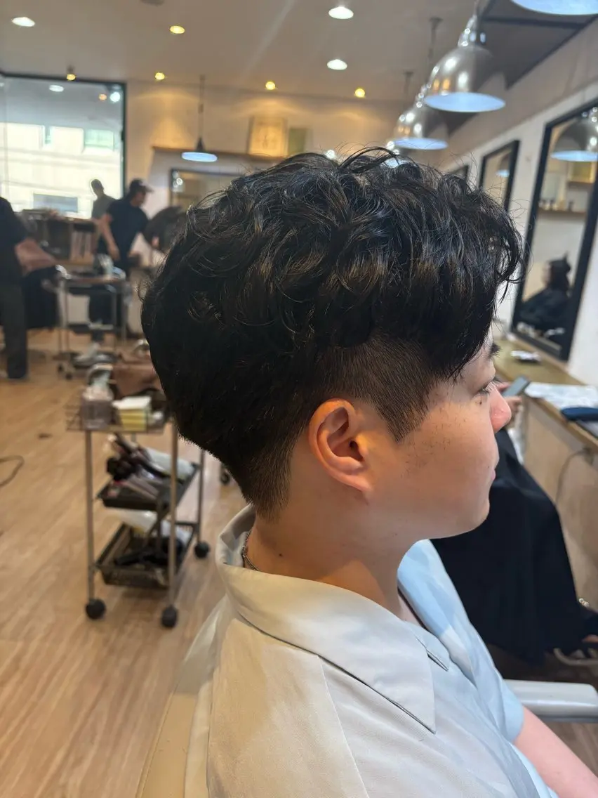 メンズ カット 韓国ヘアー🇰🇷 MIWAのヘアスタイル