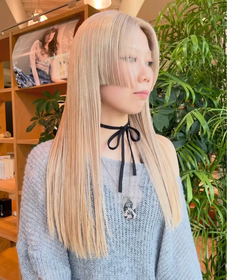 ロング カラー ブリーチ 🦄カラーモデル 募集中🦄ちえみのヘアスタイル
