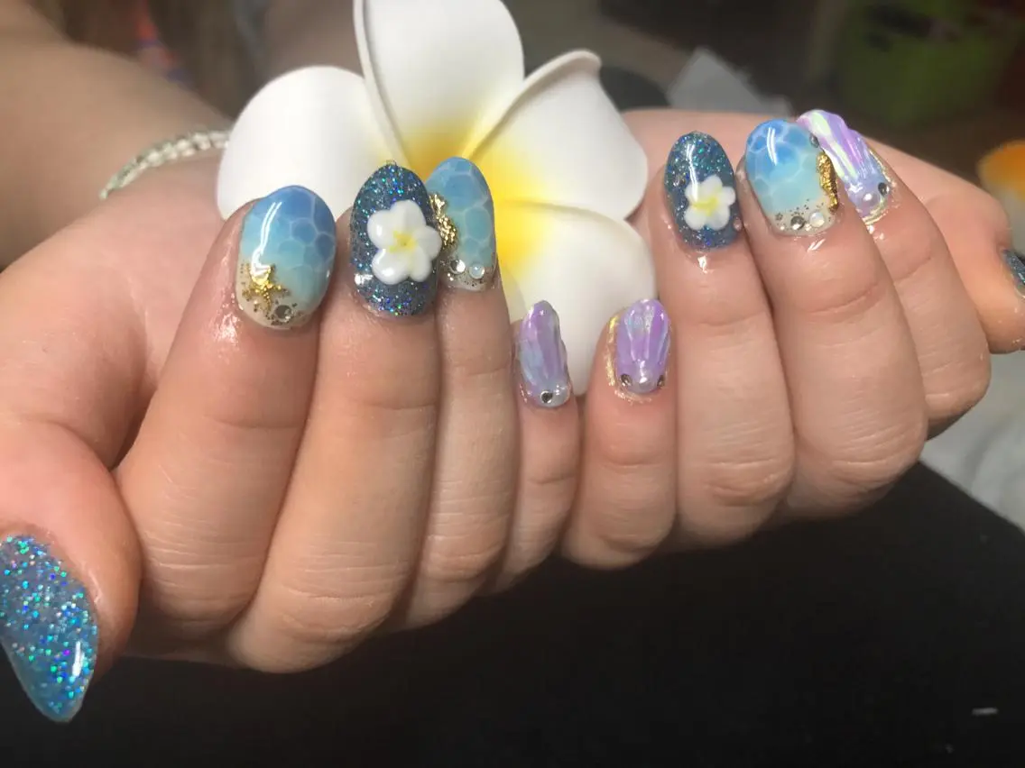 ネイル ハンドネイル Mana‪ ‪·͜· ❤︎‬のネイルデザイン