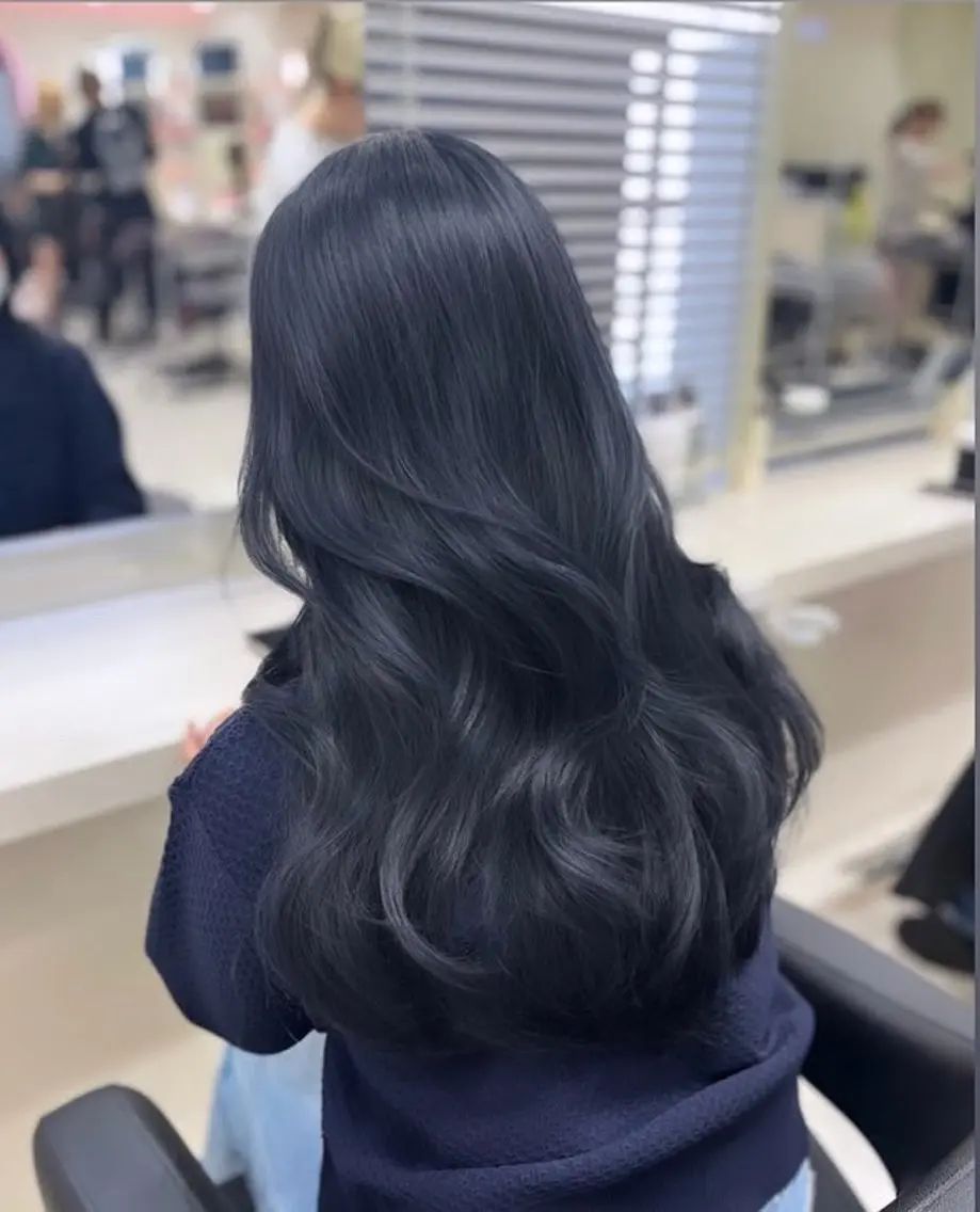 ロング カラー 大人っぽ韓国ヘア 寒色💙yuma💙のヘアスタイル