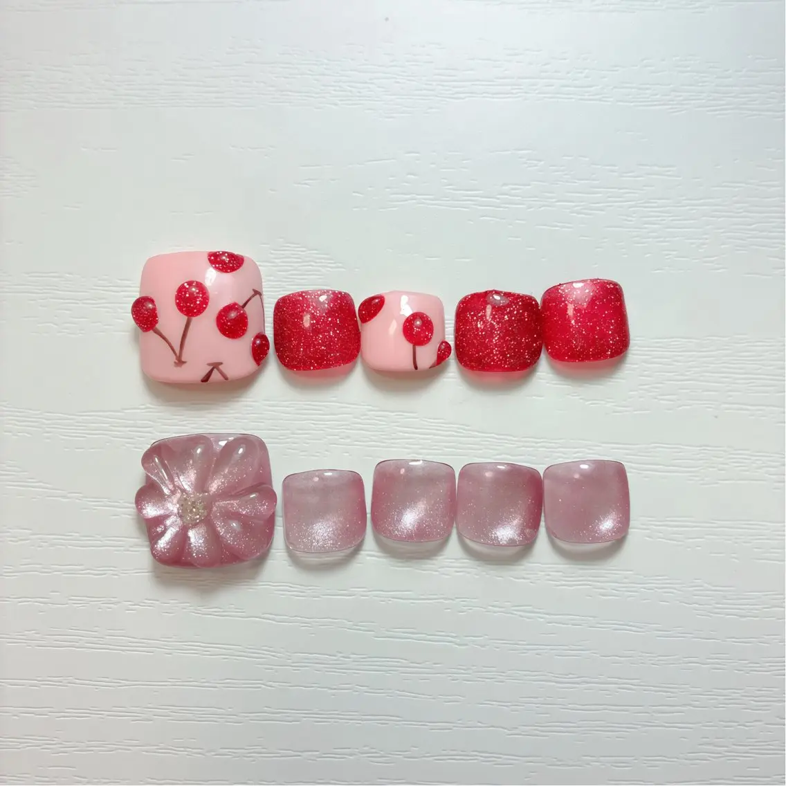 ネイル フットネイル 氷ネイル・うるうるネイル マグネットネイル ニュアンスネイル シンプルネイル フットネイル nail salon anoneのネイルデザイン