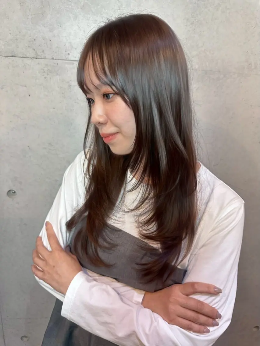 【人気No.1🌟】6月限定＊小顔カット＋うる艶カラー＋髪質改善ULTOWA TR🩰🫧‪ ￥15000の写真