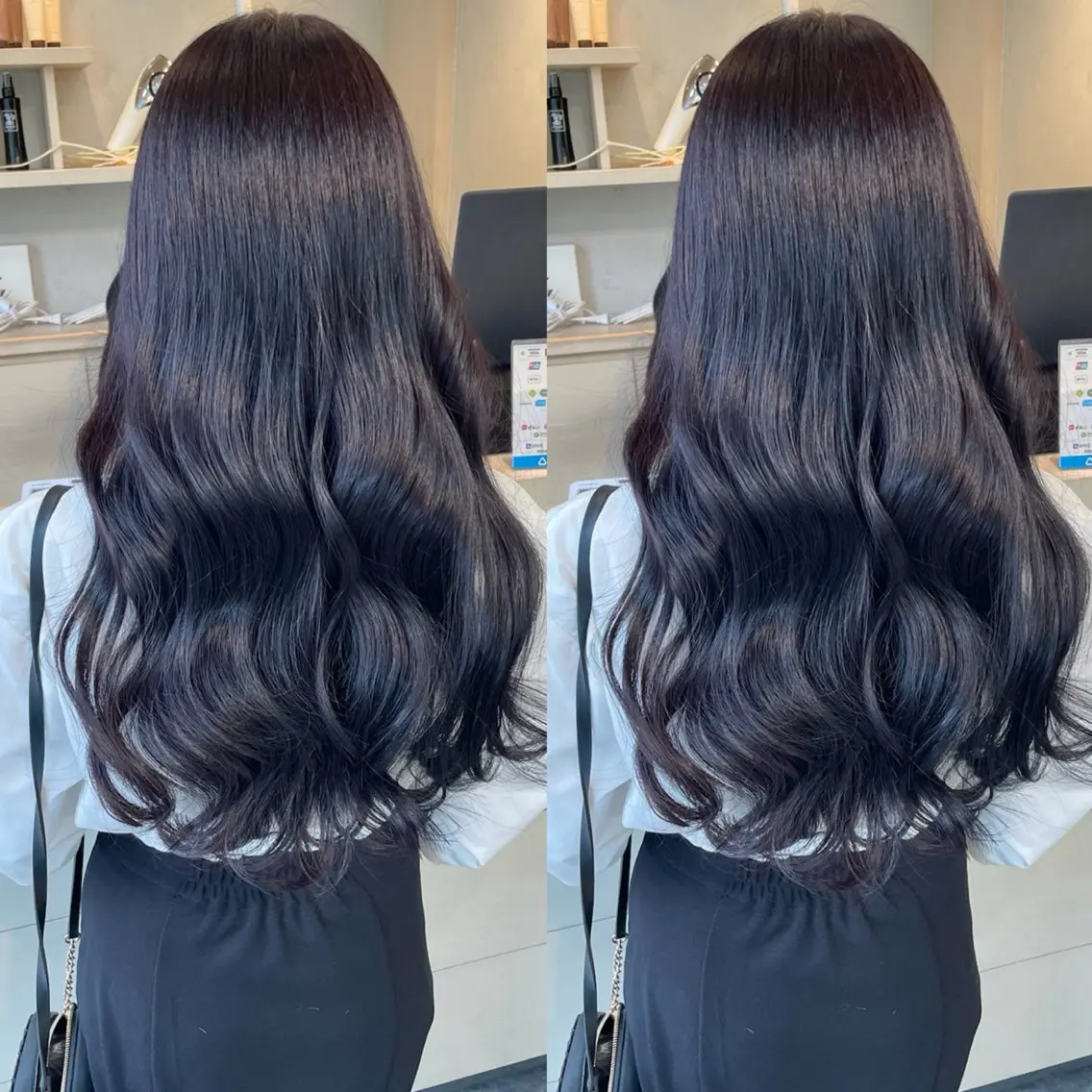 ロング カラー カット ヘアカラー トリートメント ブリーチなしカラー kana🐱のヘアスタイル