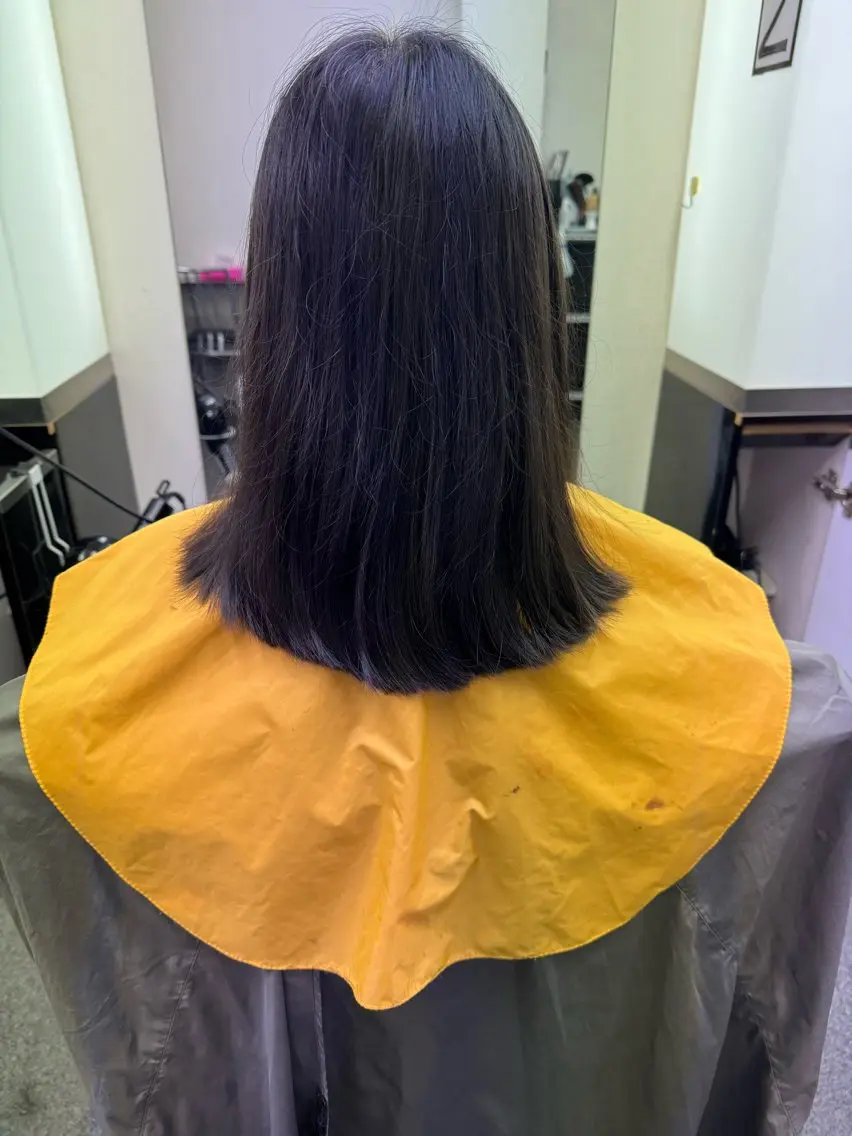 ミディアム ふくもと ゆうこのヘアスタイル