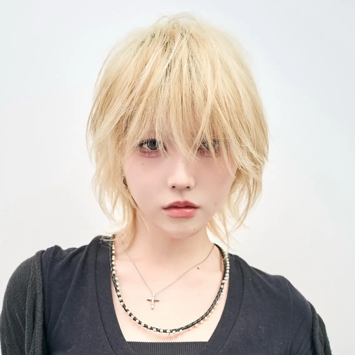 ミディアム カラー カット ヘアカラー ブリーチ/レイヤー 艶カラー💫チャンのヘアスタイル