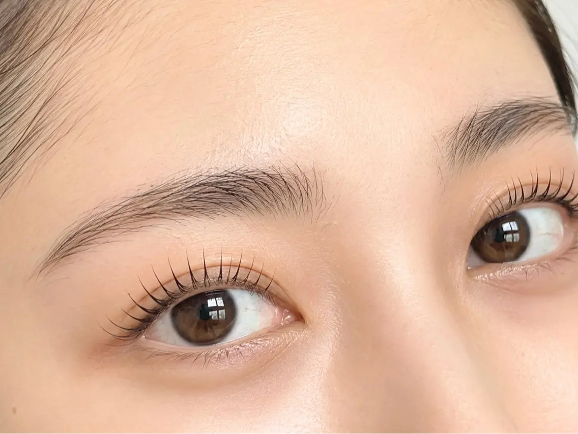 【まつげパーマ】内容向上の為、新商材のお試しモニター価格🌷どんなデザインもOK✨傷みにくいうるうるトリートメント処方の写真