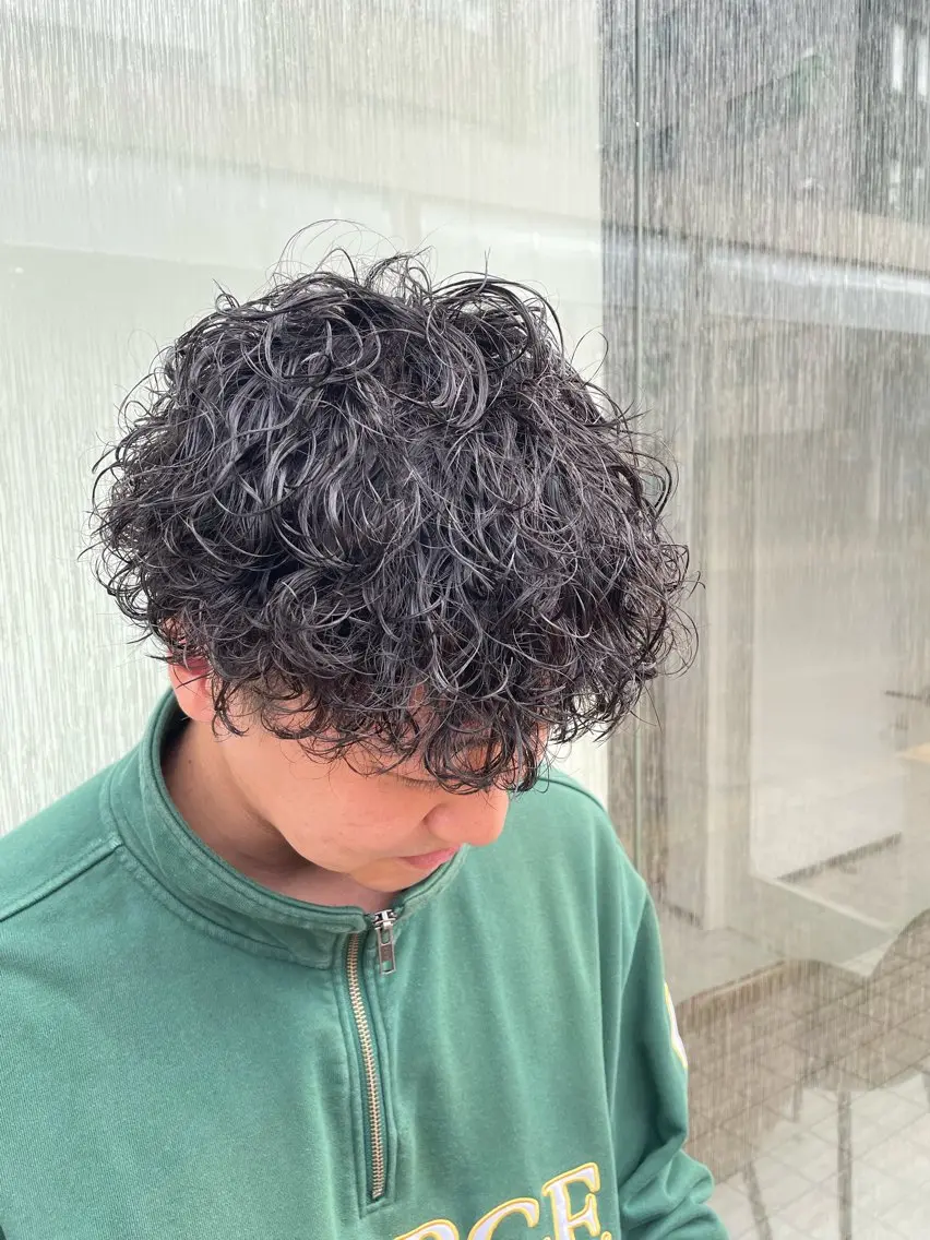 メンズ メンズパーマ 波巻きパーマ 齋藤成/ ECLAT HAIRのヘアスタイル