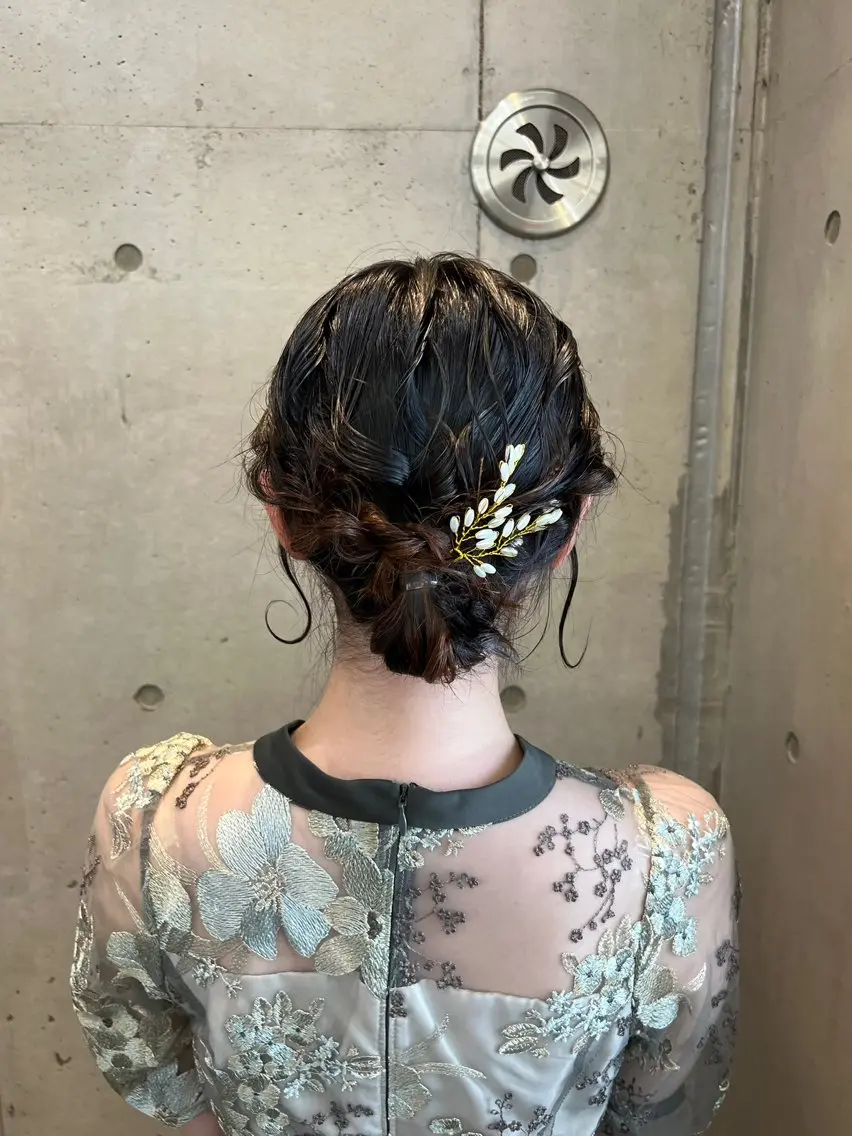 ミディアム ボブ ヘアセット honen RUKAのヘアスタイル
