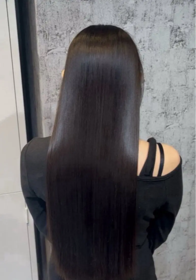 ロング カラー ヘアカラー トリートメント ✨髪質改善カラー✨ ななみのヘアスタイル