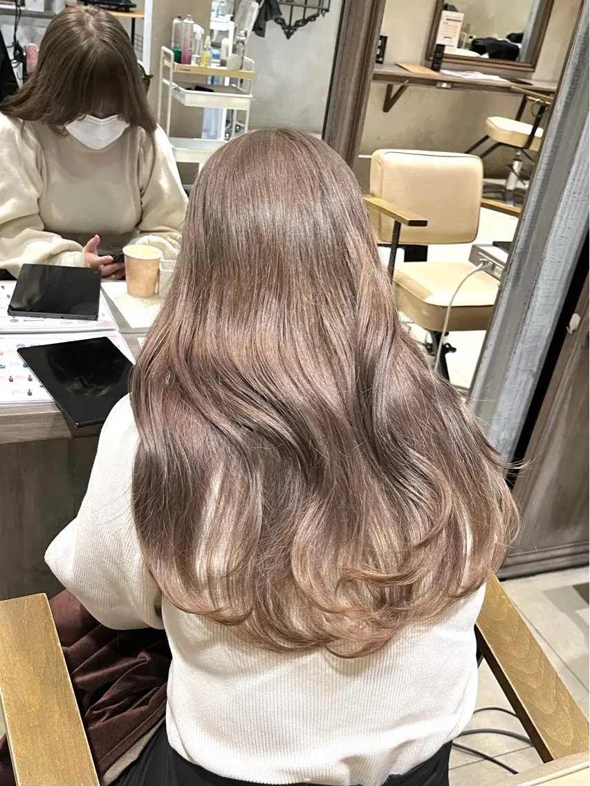 ロング カラー 高槻No.1🇰🇷 韓国ヘア 橋口陽太のヘアスタイル